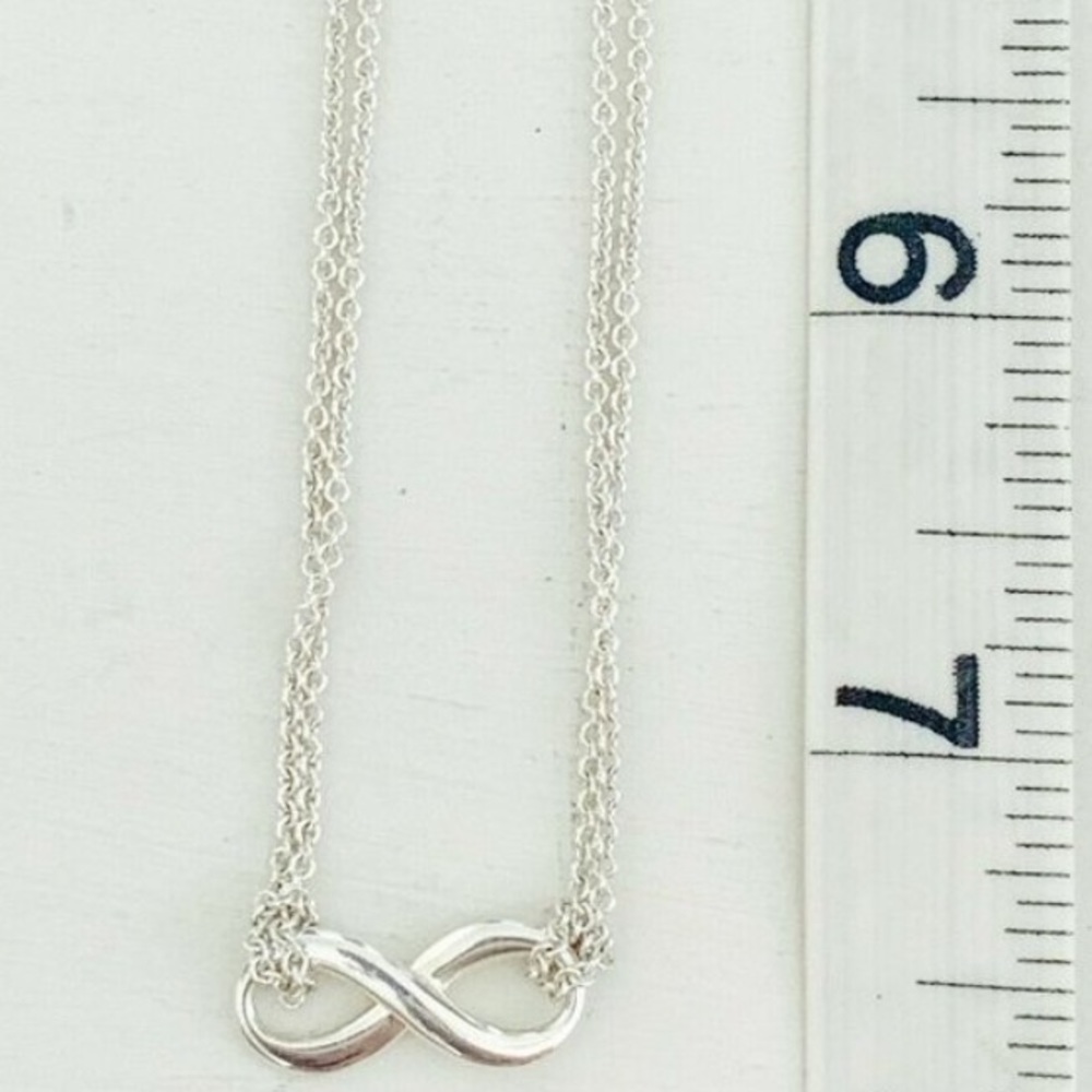 Tiffany & Co. | Infinity Pendant Double Chain 16”